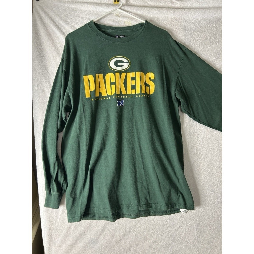 Green Bay Packers Men's XL NFL Team Apparel Long Sleeve Tee Green